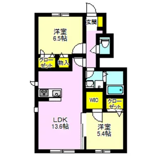Villa Eikou【1階】の間取り