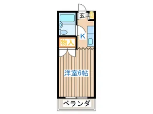 キャッスルU【4階】の間取り