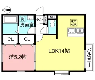 グランヴェール【1階】の間取り