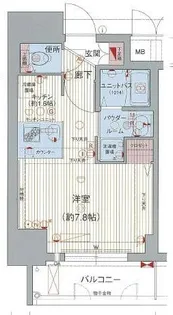 プレサンスNAGOYA桜通ビッグビート【2階】の間取り
