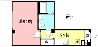 グリーンビレッジIII【1階】の間取り