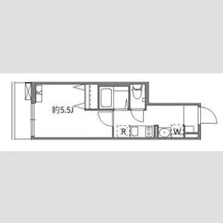 ラグゼフラット東六郷【2階】の間取り