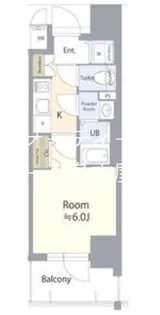 エスリード栄エステージ【4階】の間取り