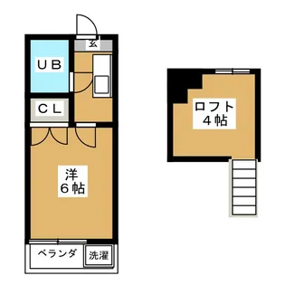 メゾン芝山【1階】の間取り