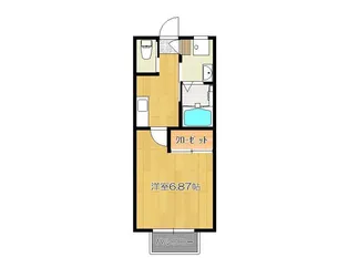 サンテラス【2階】の間取り