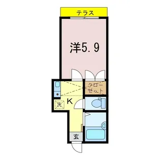 フェアモント【1階】の間取り