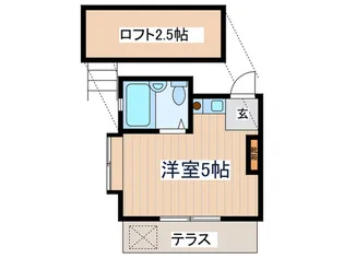 メゾンベルデ 一ッ橋【2階】の間取り