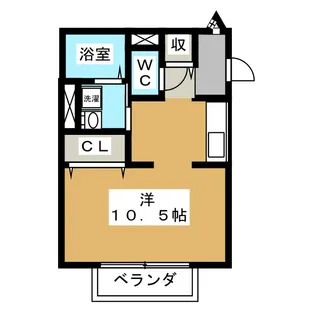 フェルテKK【1階】の間取り