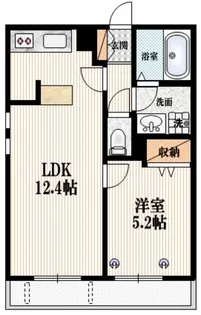 フォルス ヴィラージュ【1階】の間取り