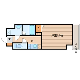 グラン・シェーヌ八幡【6階】の間取り
