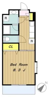 シンシア【4階】の間取り