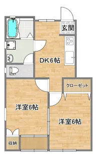 ユーアイV【1階】の間取り