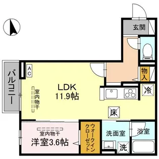 D-TOJO【1階】の間取り