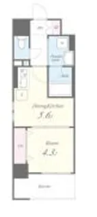 Residence Omiya Hikawasando【4階】の間取り