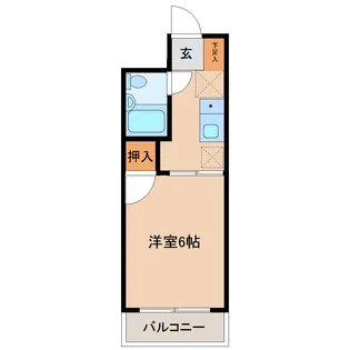 メゾングリーンロード【3階】の間取り