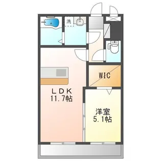 IL・LUOGO(イル・ルオーゴ)南立石【4階】の間取り