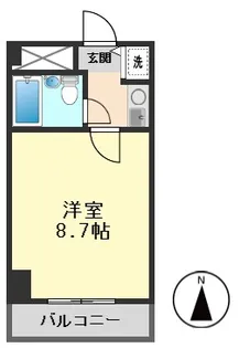 グローリア初穂小岩【1階】の間取り