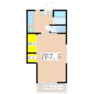 エムハイツIII【1階】の間取り