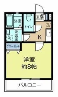 クレフラスト浜松駅南【2階】の間取り