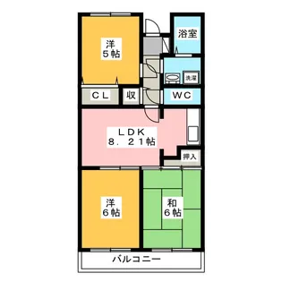 アーバンレジデンス【1階】の間取り