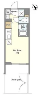ASTILE西新宿II【1階】の間取り