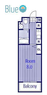 レジデンス朝日町【2階】の間取り