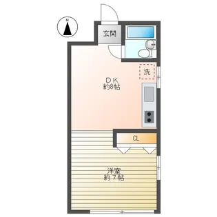高津戸ビル【4階】の間取り