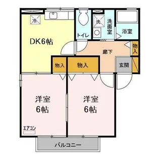 グローリー【2階】の間取り