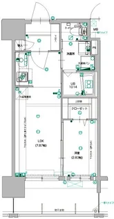 グランフォーレプライム博多【10階】の間取り