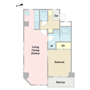 ソレアードクサナギ【3階】の間取り