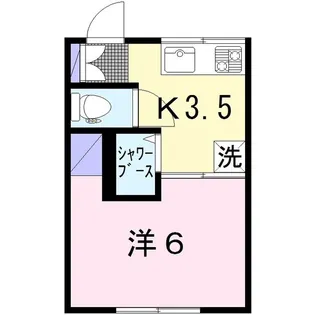 ハニービル【2階】の間取り