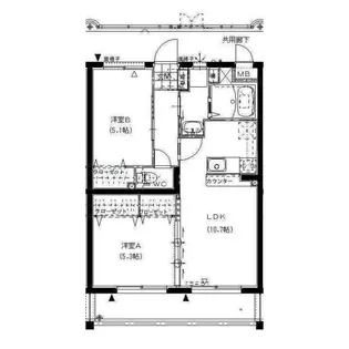 ティンカーベル【1階】の間取り