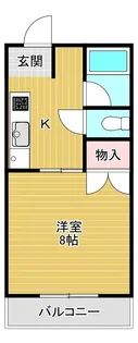 キャッスル御前谷【2階】の間取り