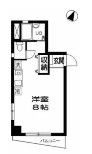 ボナール三ノ輪【5階】の間取り