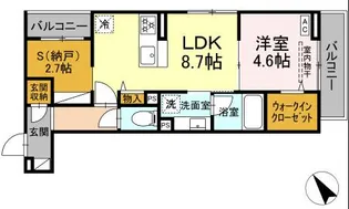 D-Bloom Court【2階】の間取り