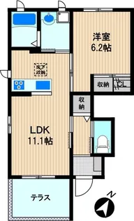 Espoir【1階】の間取り