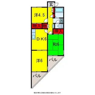コモンシティハイツ【1階】の間取り