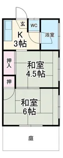 北條荘【2階】の間取り