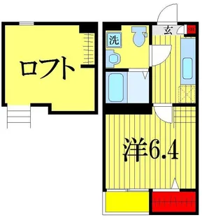 スマートフラット前原【1階】の間取り