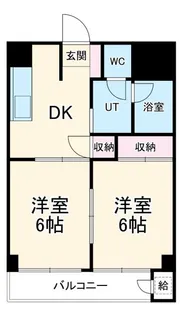 西京極ガーデンハイツ【7階】の間取り