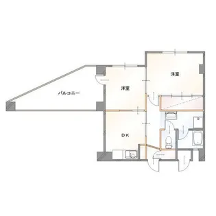 グローリオ美術館通り【3階】の間取り