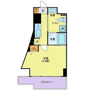 SIDE One【10階】の間取り