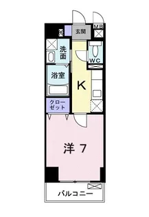 アウル三鷹【3階】の間取り