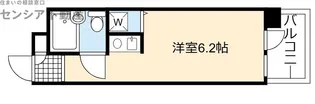 朝日プラザ都島北通タウンルーム【9階】の間取り