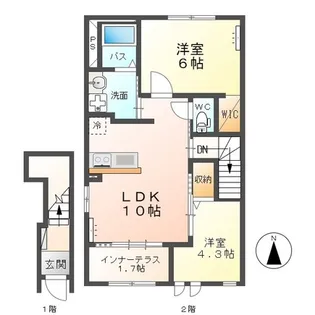グランフォレスト【2階】の間取り