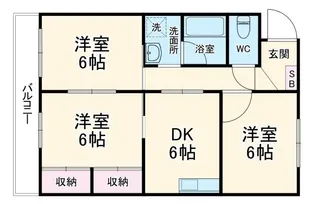 コーポ寿【2階】の間取り