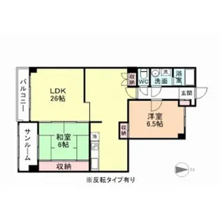 ベルヴィー・カワカミ【2階】の間取り