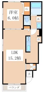 エトワール【1階】の間取り