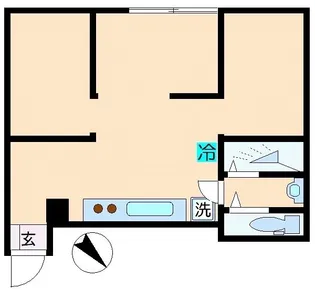 松下ビル【4階】の間取り