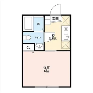 アウラ竹之丸【1階】の間取り